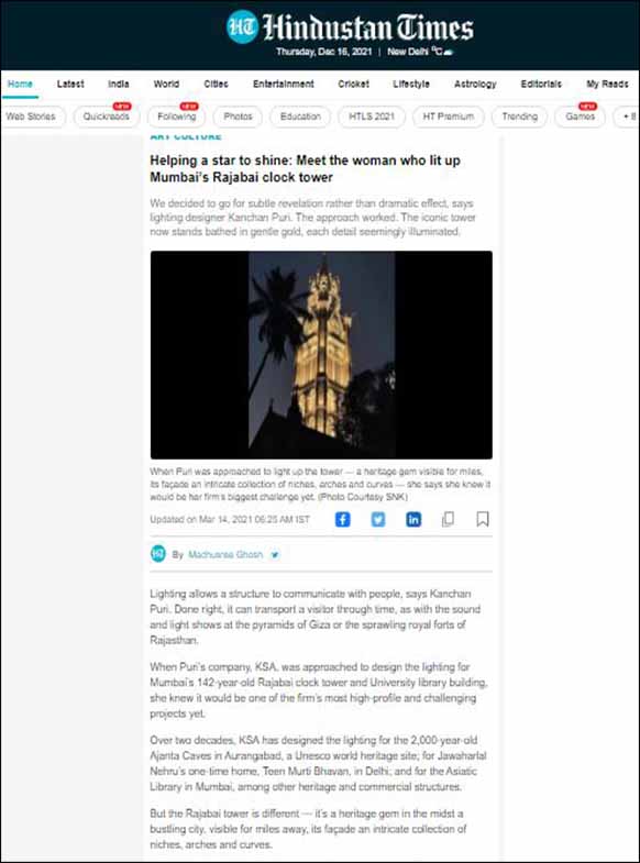 Helping a star to shine: Meet the woman who lit up Mumbai’s Rajabai clock tower